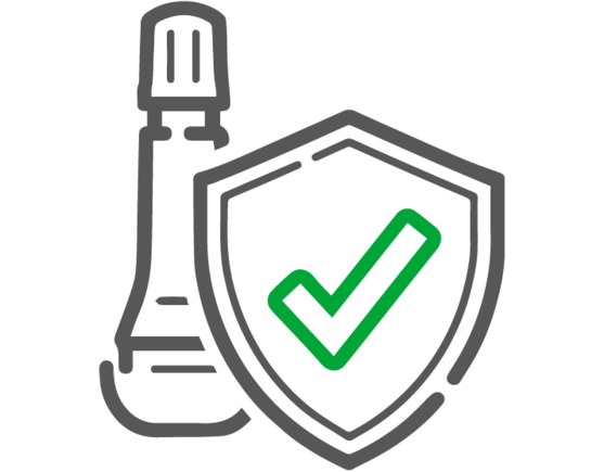 ALLIGATOR Qualität Icon für bestätigte Ventil-Qualität