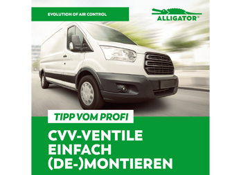 CVV-Ventile einfach (de-)montieren