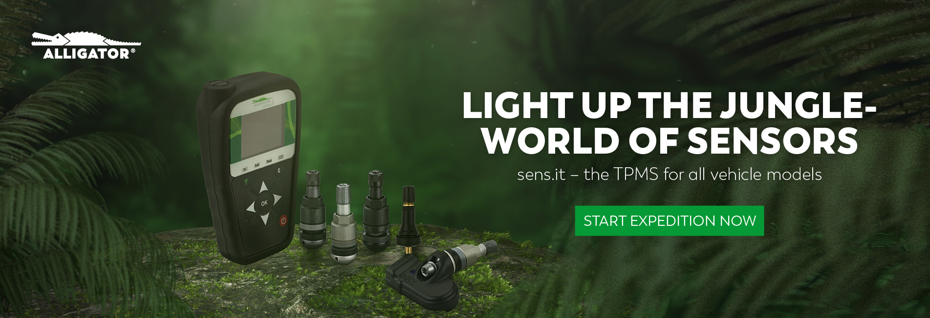 Light up the jungle-world of sensors