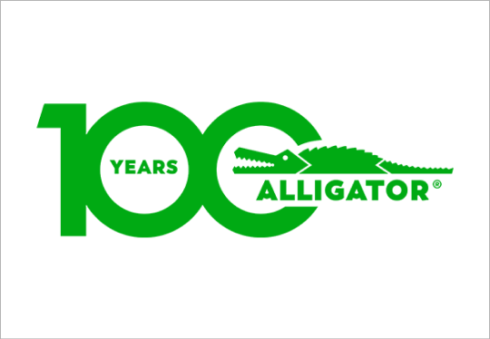 ALLIGATOR Logo 100 Jahre